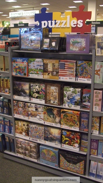 puzzles at the maui Barnes and Noble